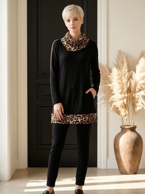 Styleword Leopard Print Dress - Size Small